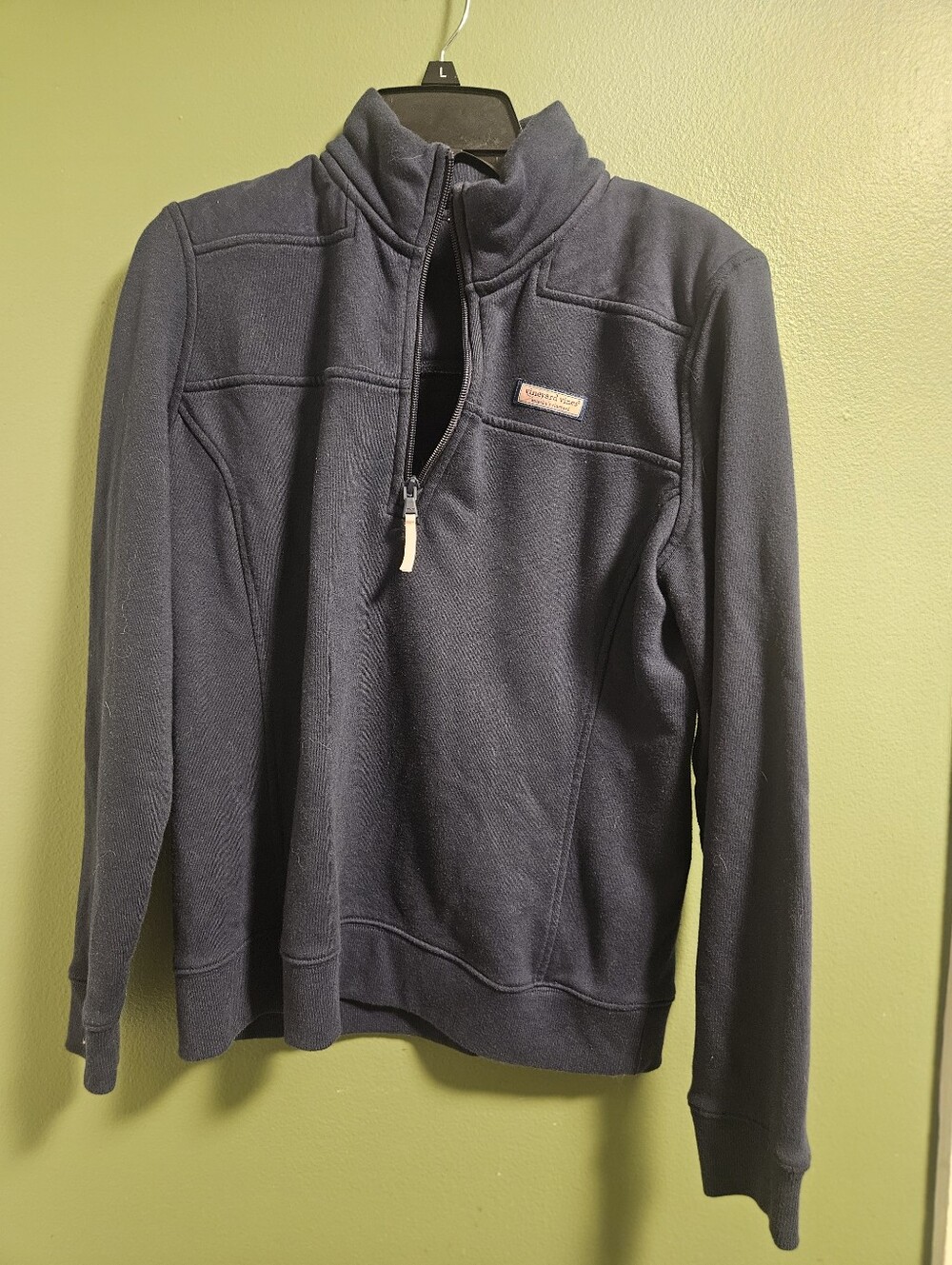 Vineyard Vines Women's Navy Quarter-Zip Pullover